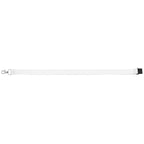 Branded Recycled rPET Breakaway Lanyard with Swivel Clip in White