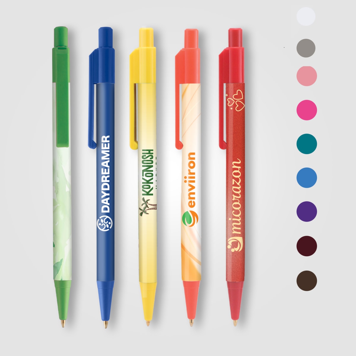 Branded Slimline Retractable Ballpoint Pen