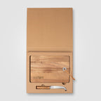 Branded FSC Acacia Wood Cheese Board and Knife Set