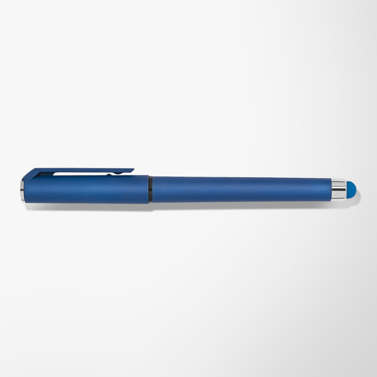Branded Soft Touch Gel Pen with Matching Stylus