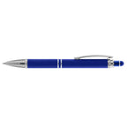 Branded Wide-Barrel Soft-Touch Metal Pen with Stylus