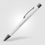 Branded Recycled Aluminium Soft-Touch Ballpoint Pen