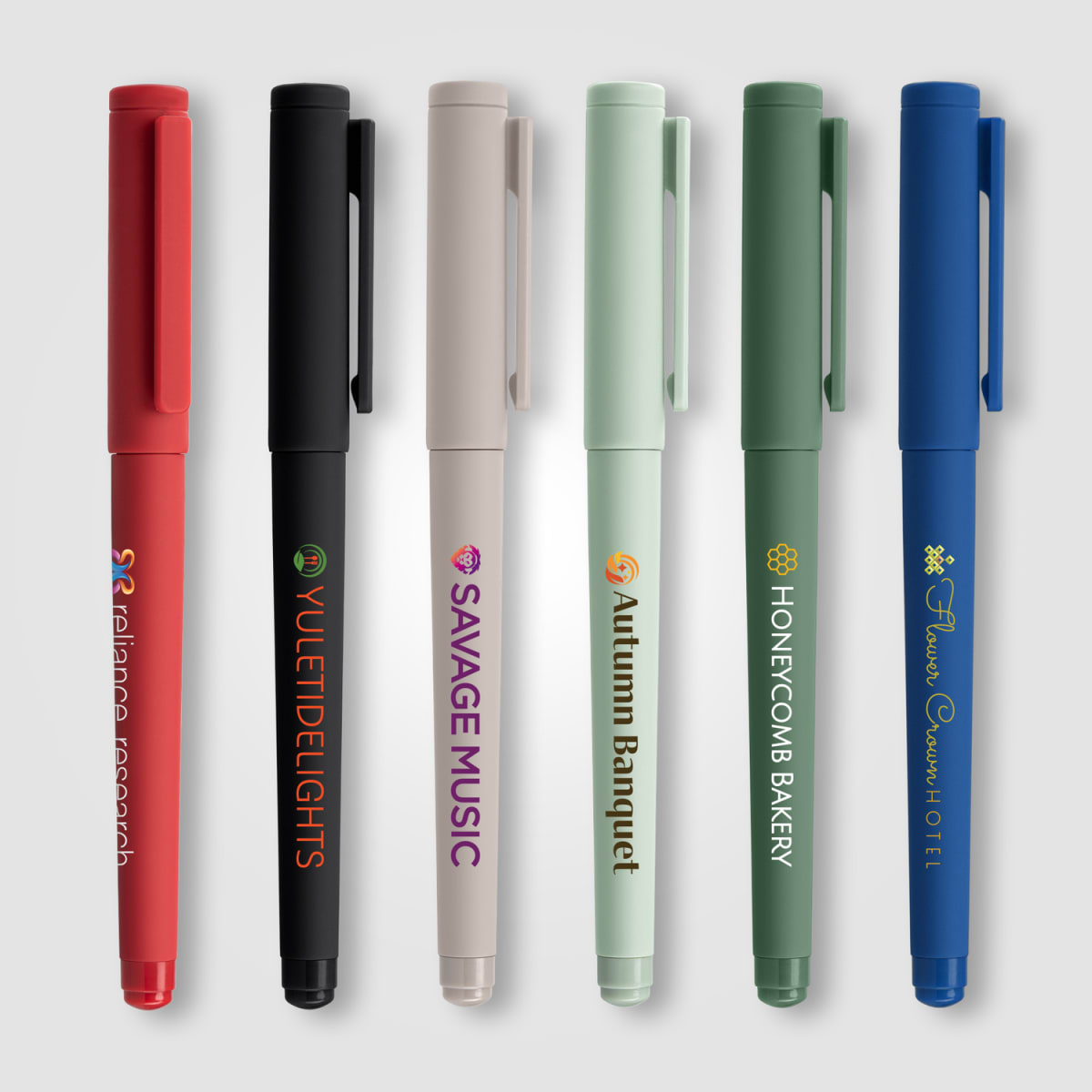 Branded Recycled Plastic Monochrome Gel Pen