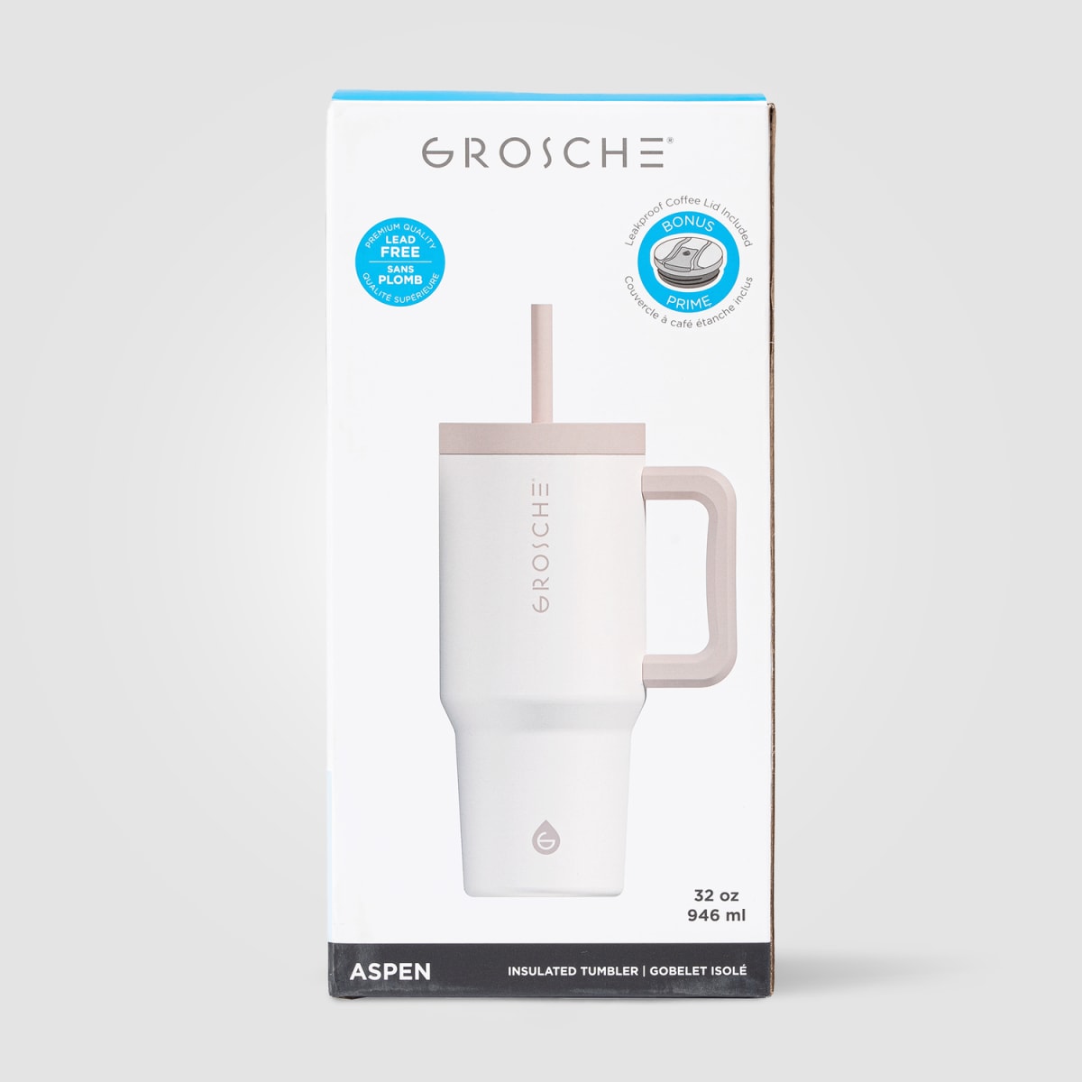 Branded Insulated Straw Mug and Tumbler 945ml