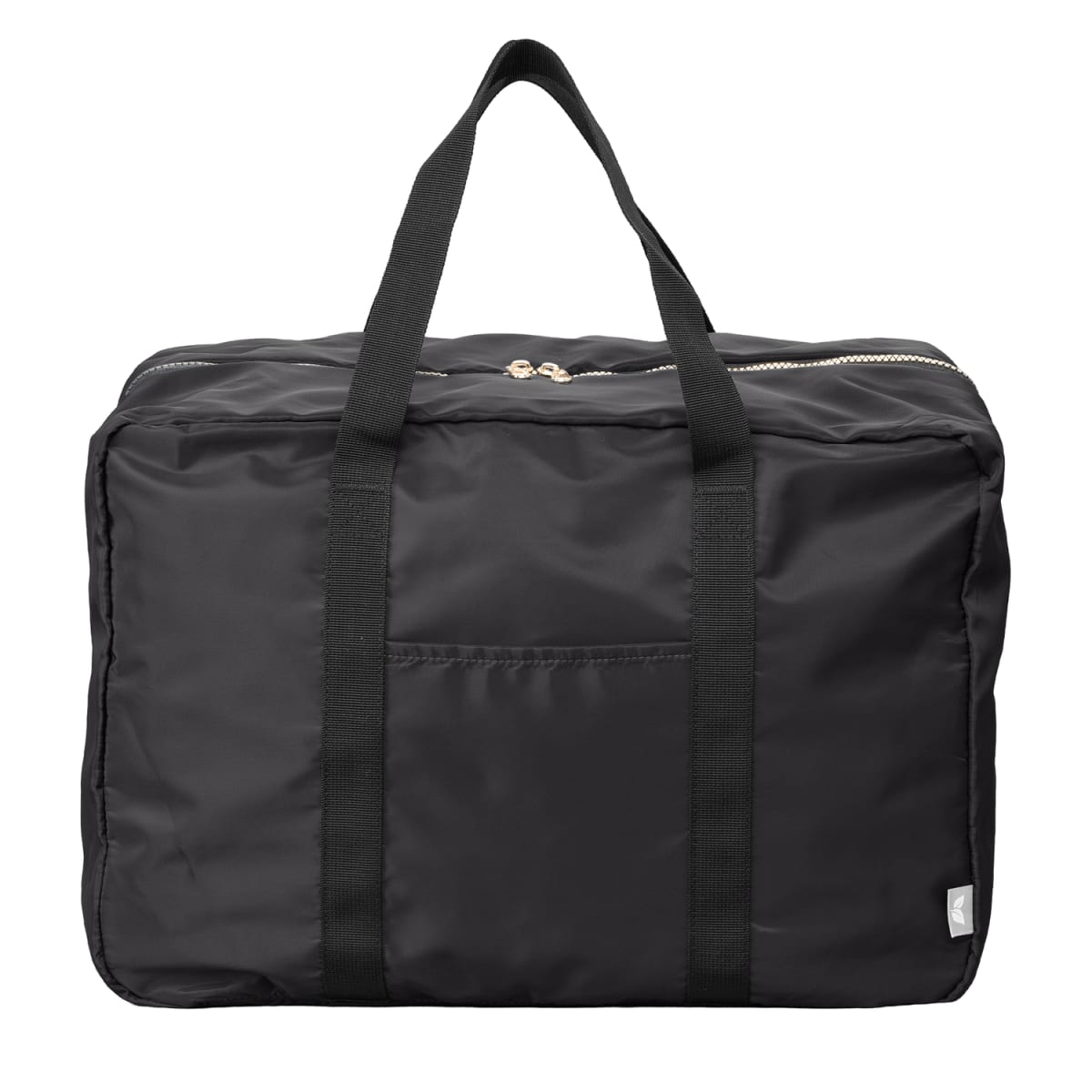 Branded Recycled Dual Compartment Travel Duffel - 33L in Black