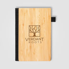 Branded Bamboo Cover Refillable A5 Journal