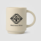 Branded Ceramic Mug and Bamboo Board Set