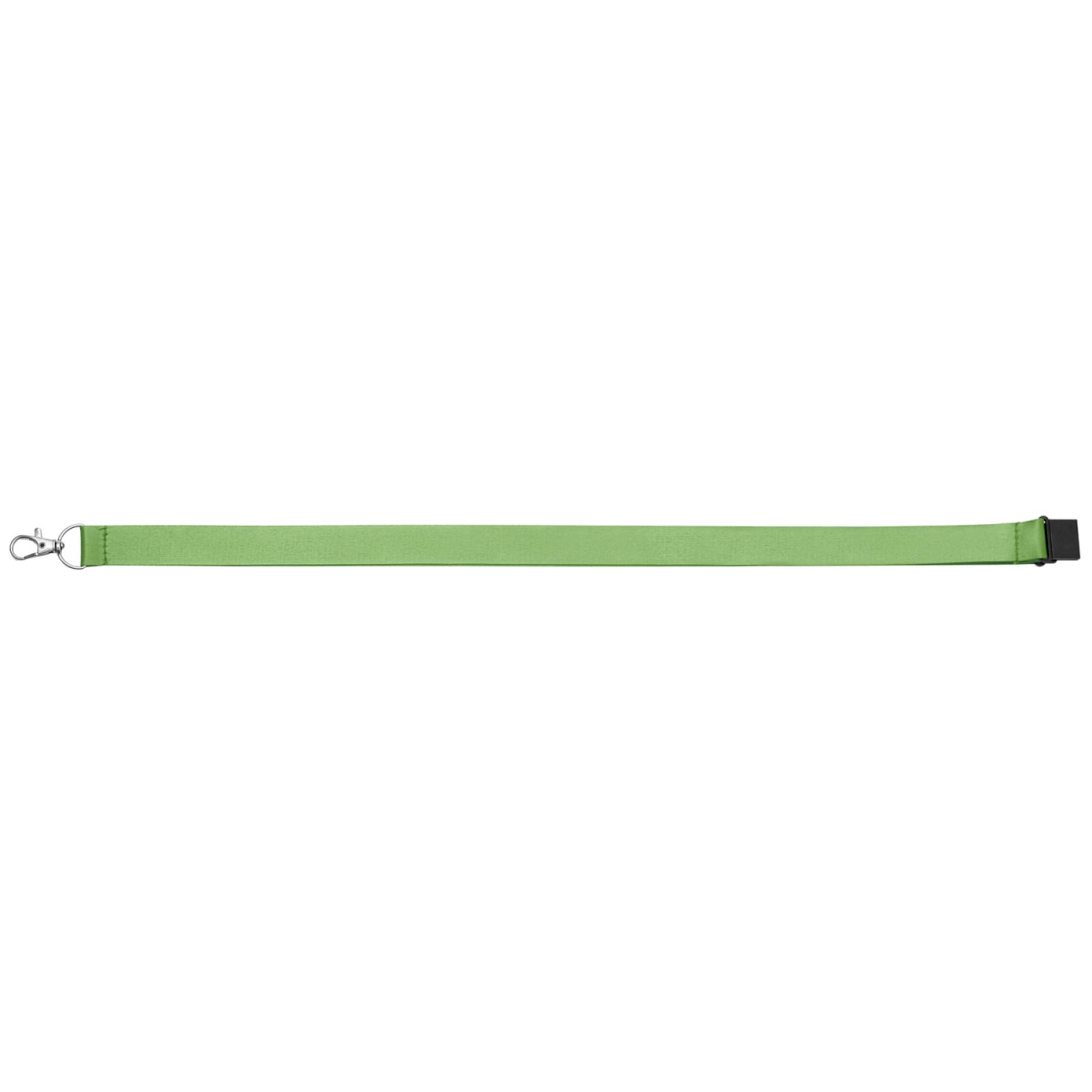 Branded Recycled rPET Breakaway Lanyard with Swivel Clip in Green