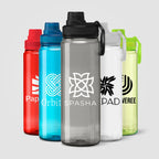 Branded 27 oz rPET Sports Bottle with Carry Handle