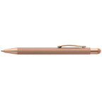Branded Monochrome Soft-Touch Metal Pen with Stylus in Rose Gold