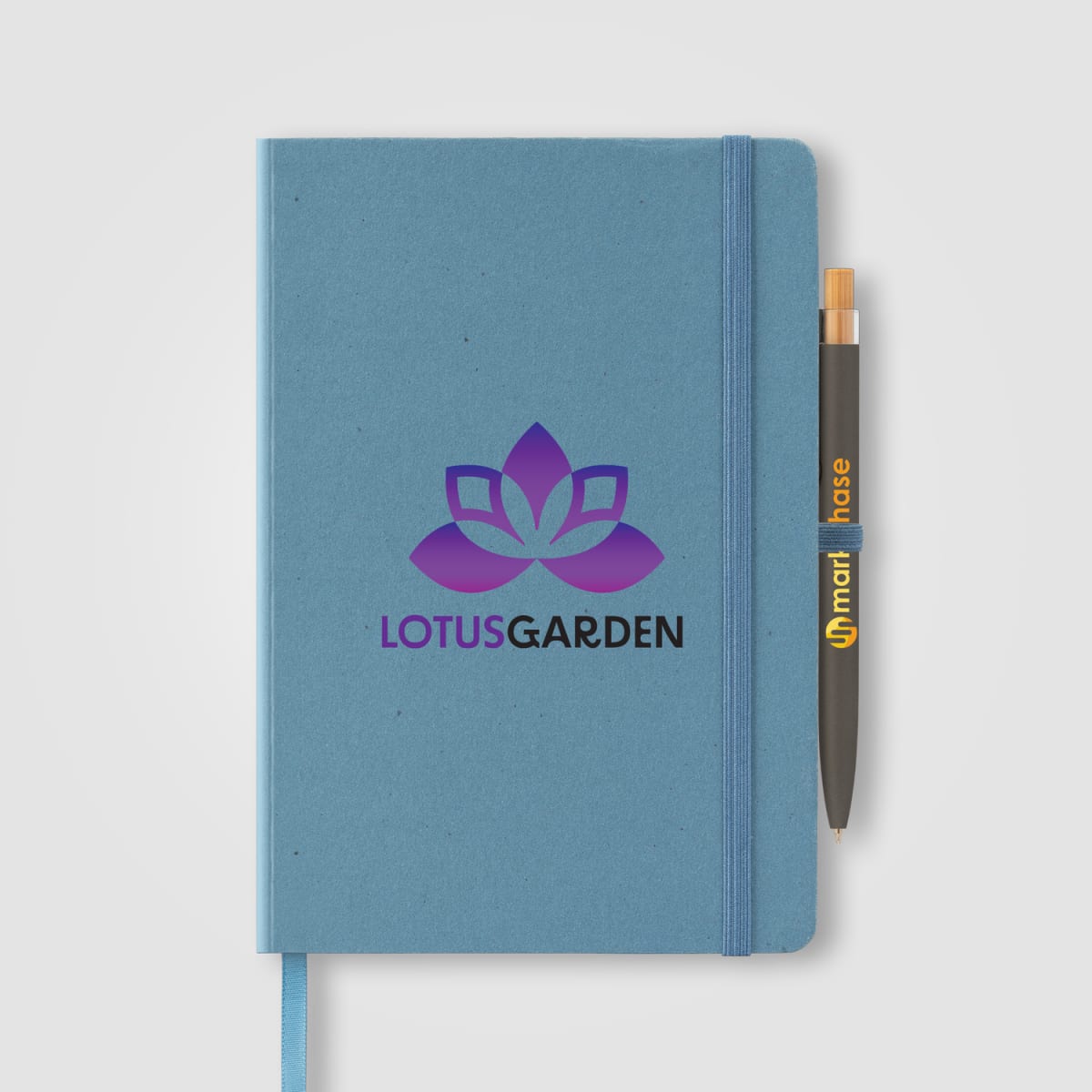 Branded Recycled Milk Carton A5 Notebook and Pen Set