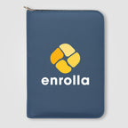 Branded A5 Recycled Zip Portfolio with Refillable Notebook