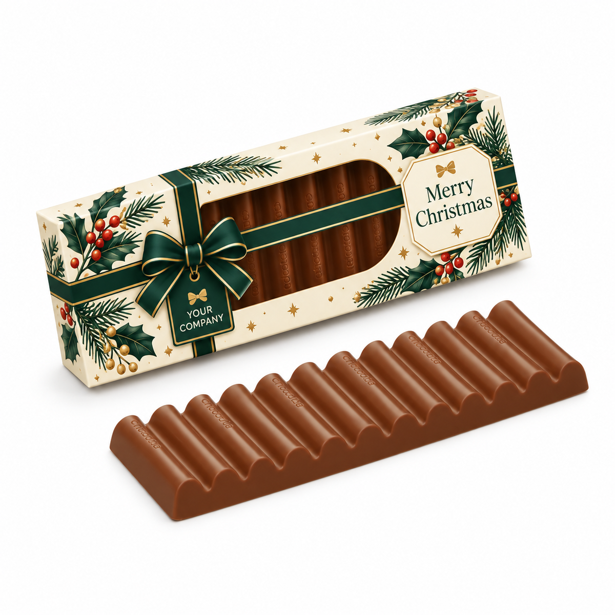 Branded Christmas Chocolate Batons