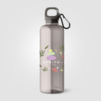Branded Recycled PET Bike Bottle with Carabiner Clip