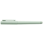Branded Recycled Plastic Monochrome Gel Pen in Sage