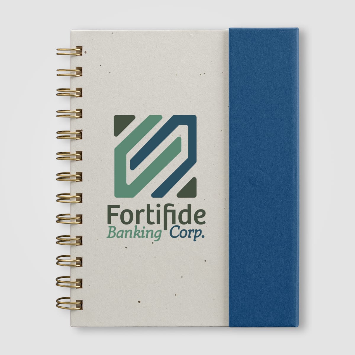 Branded B6 Spiral Notebook with Sticky Notes and Pen