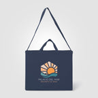 Branded Recycled Cotton Crossbody Tote Bag - 15L