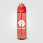 Branded Recycled rPET Flip-Straw Water Bottle 830 ml
