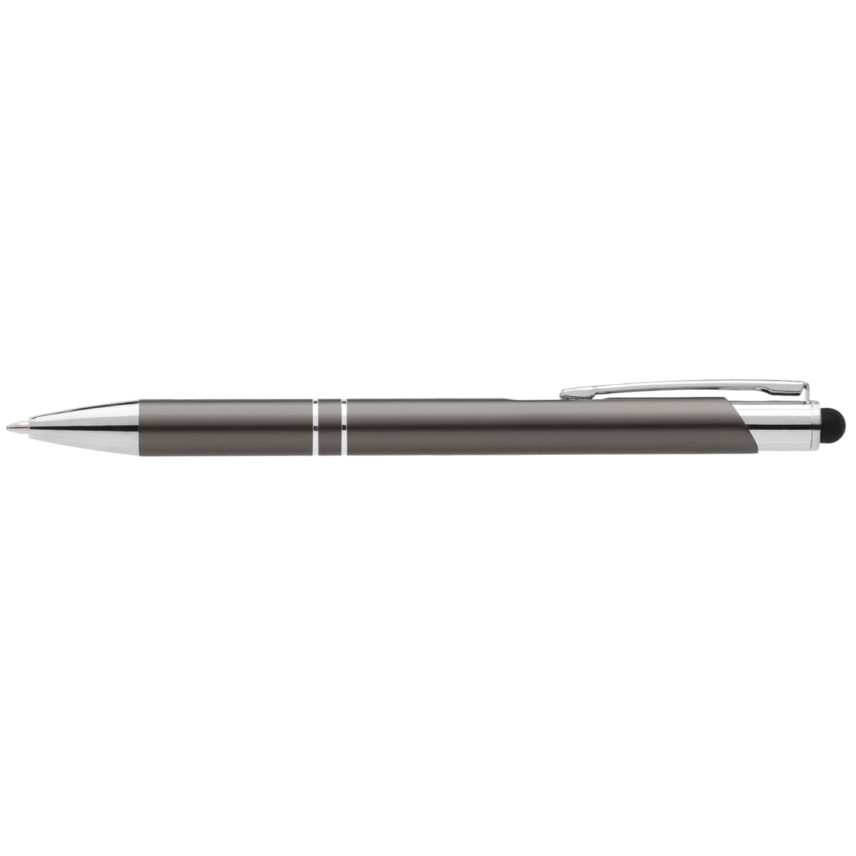 Branded Matte Aluminium Stylus Pen in Gunmetal