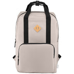 Branded Recycled Polyester Laptop Backpack 16L