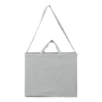 Branded Recycled Cotton Crossbody Tote Bag - 15L in Gray