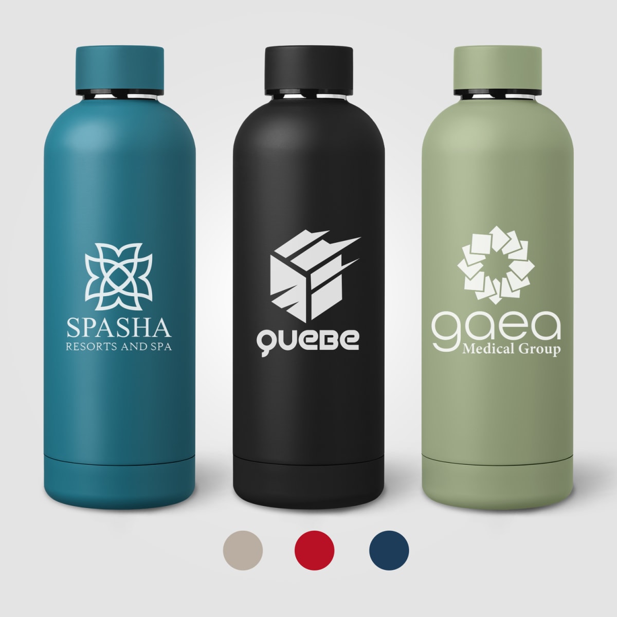 Branded Recycled Stainless Steel Insulated Bottle 530ml