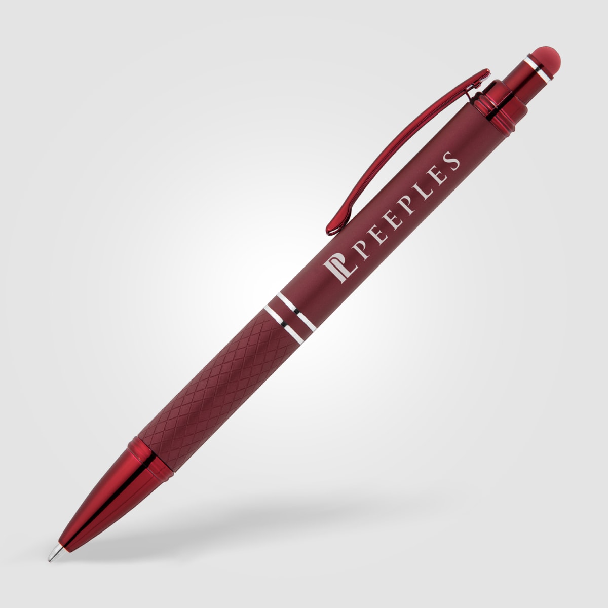 Branded Monochrome Soft Touch Stylus Pen