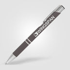 Branded Soft-Touch Aluminium Pen with Jumbo Refill