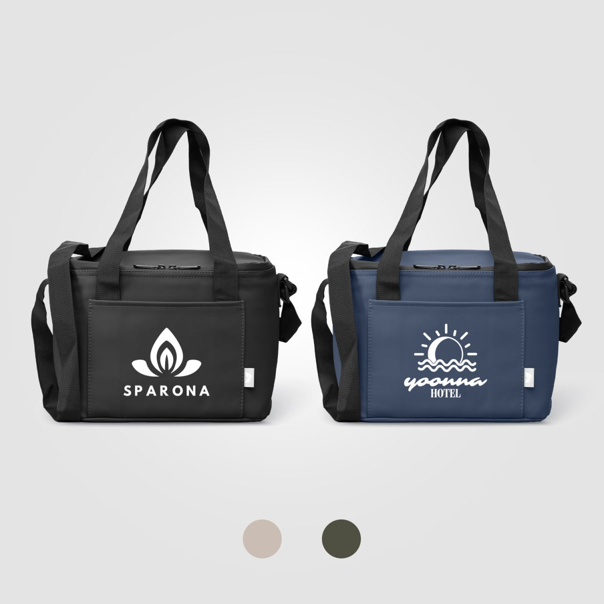 Branded Recycled PU 12 Can Cooler Bag