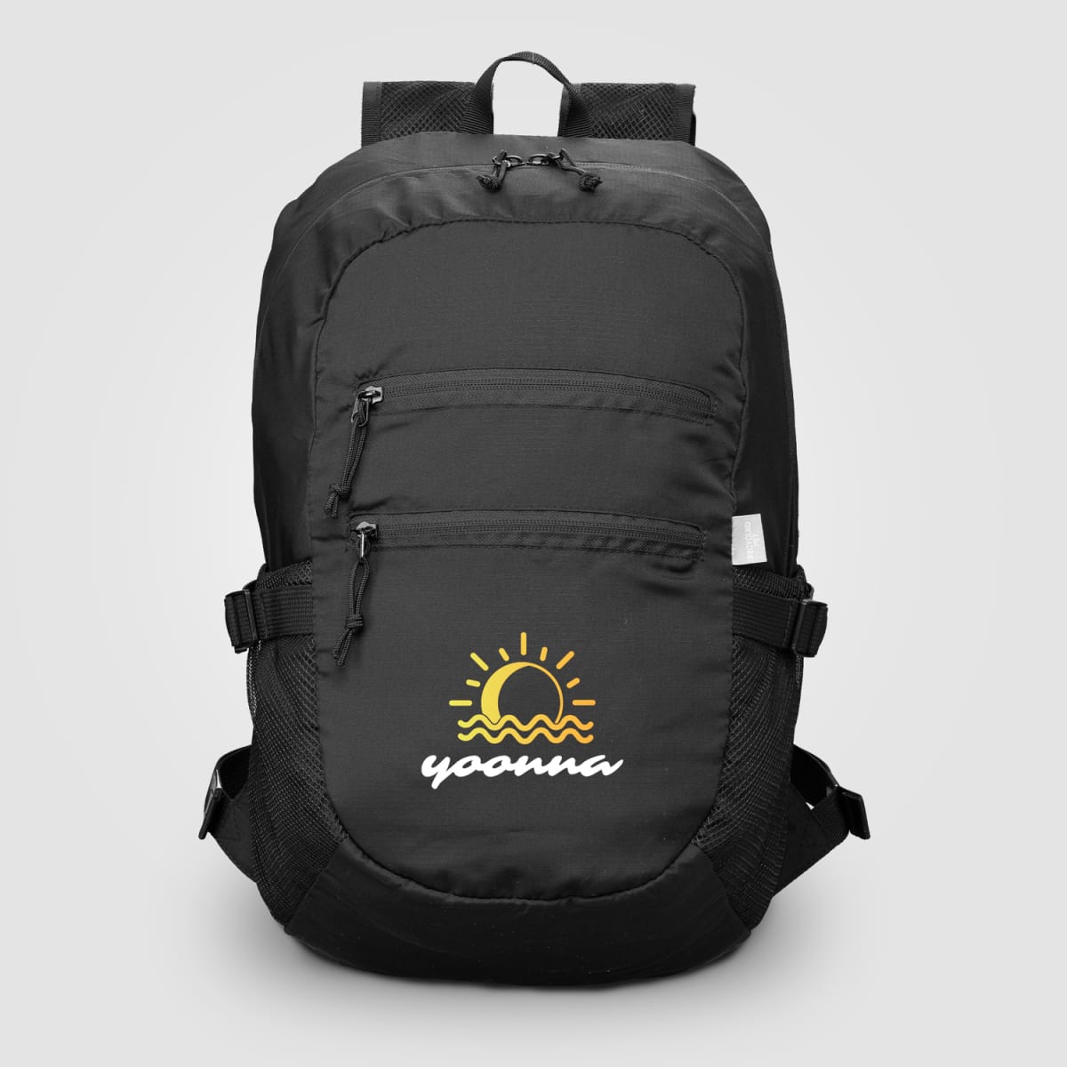 Branded Recycled Foldable Travel Backpack 27L