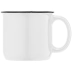 Branded Glossy Ceramic Campfire Mug 445 ml in White