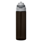 Branded Recycled rPET Flip-Straw Water Bottle 830 ml in Black