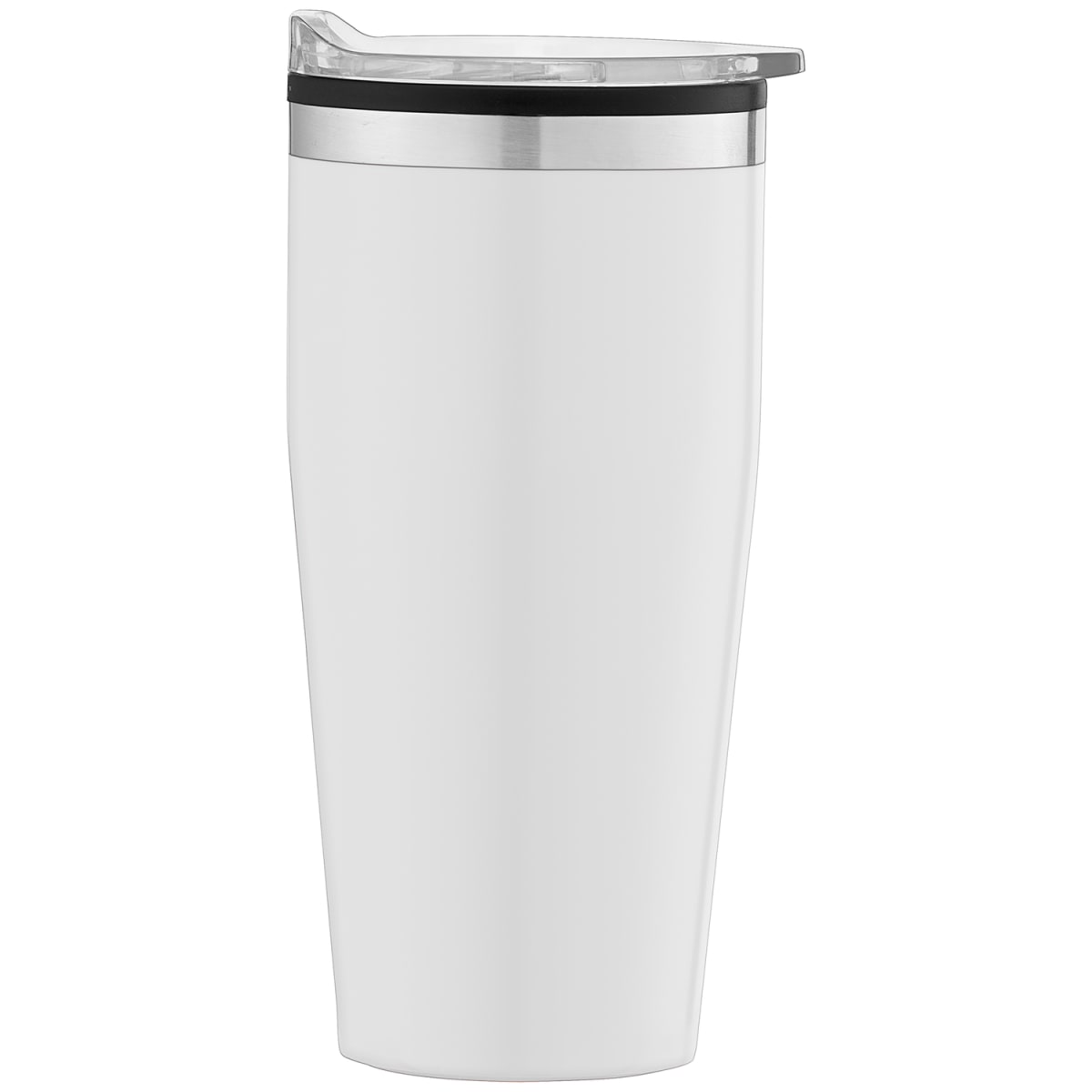 Branded Stainless Steel Tumbler - 530ml in White