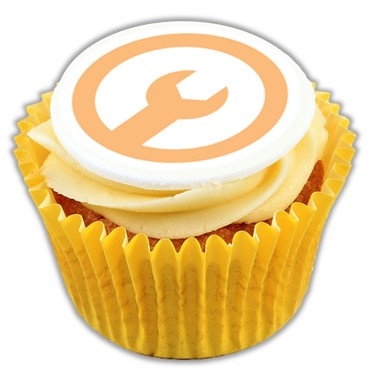 Branded Frosted Cupcake