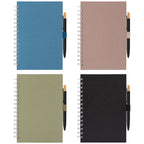 Branded Recycled Milk Carton Spiral Notebook and Pen Set