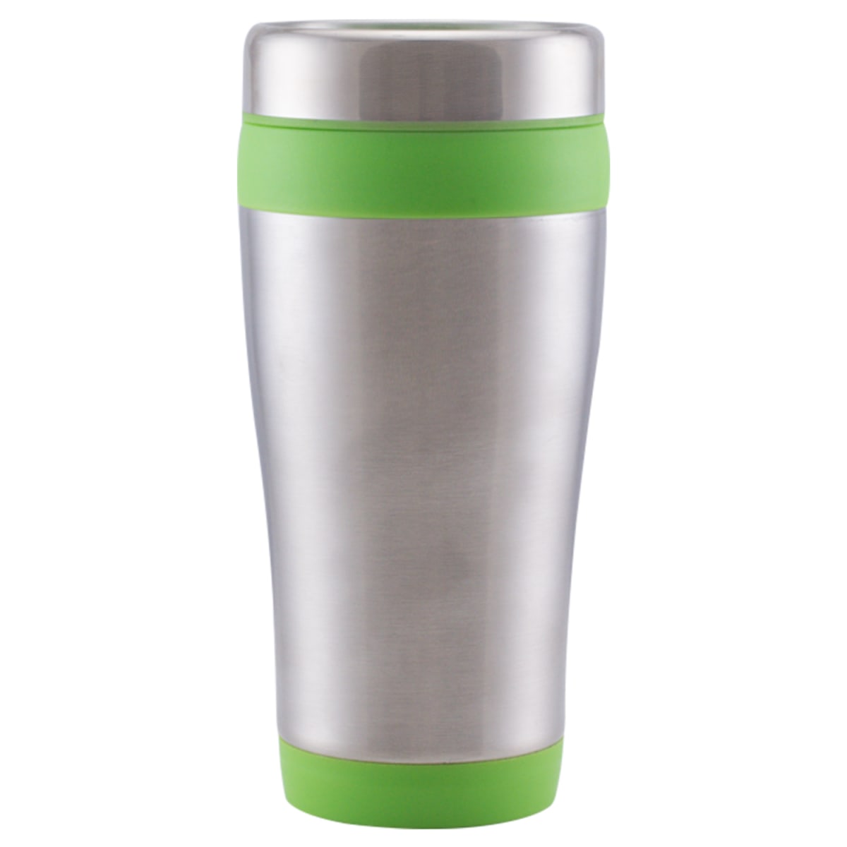 Branded 475ml Stainless Steel Travel Tumbler in Lime Green