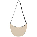 Branded Recycled Nylon Crossbody Shoulder Bag in Dune