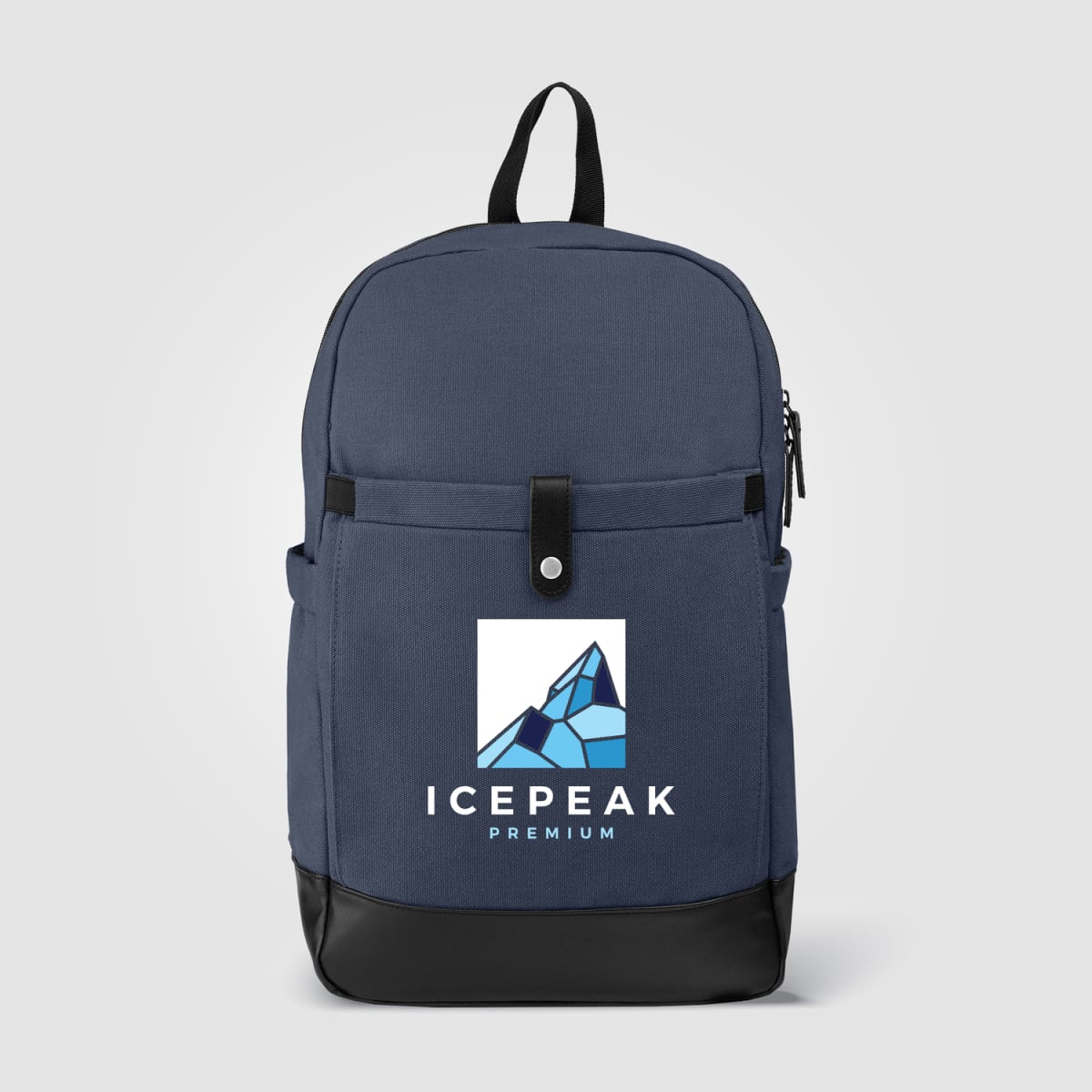 Branded Recycled Cotton Canvas Laptop Backpack