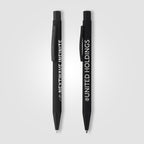 Branded All-Black Metal Ballpoint Pen