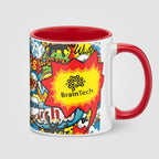 Branded Ceramic Mug with Coloured Inside 355ml