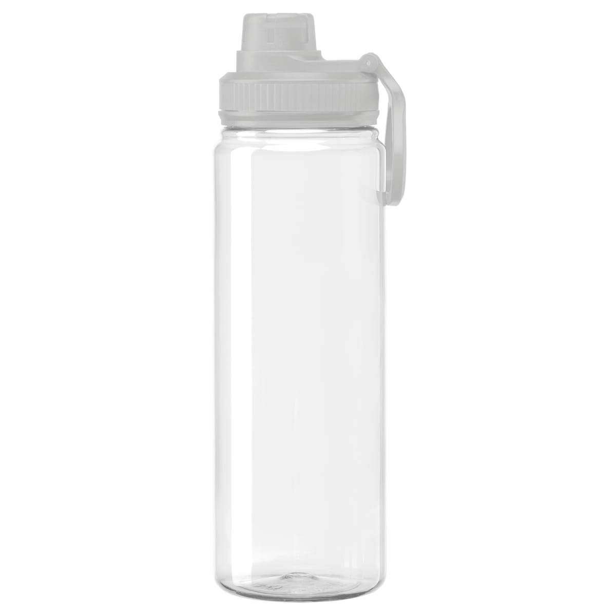 Branded 27 oz rPET Sports Bottle with Carry Handle in Clear