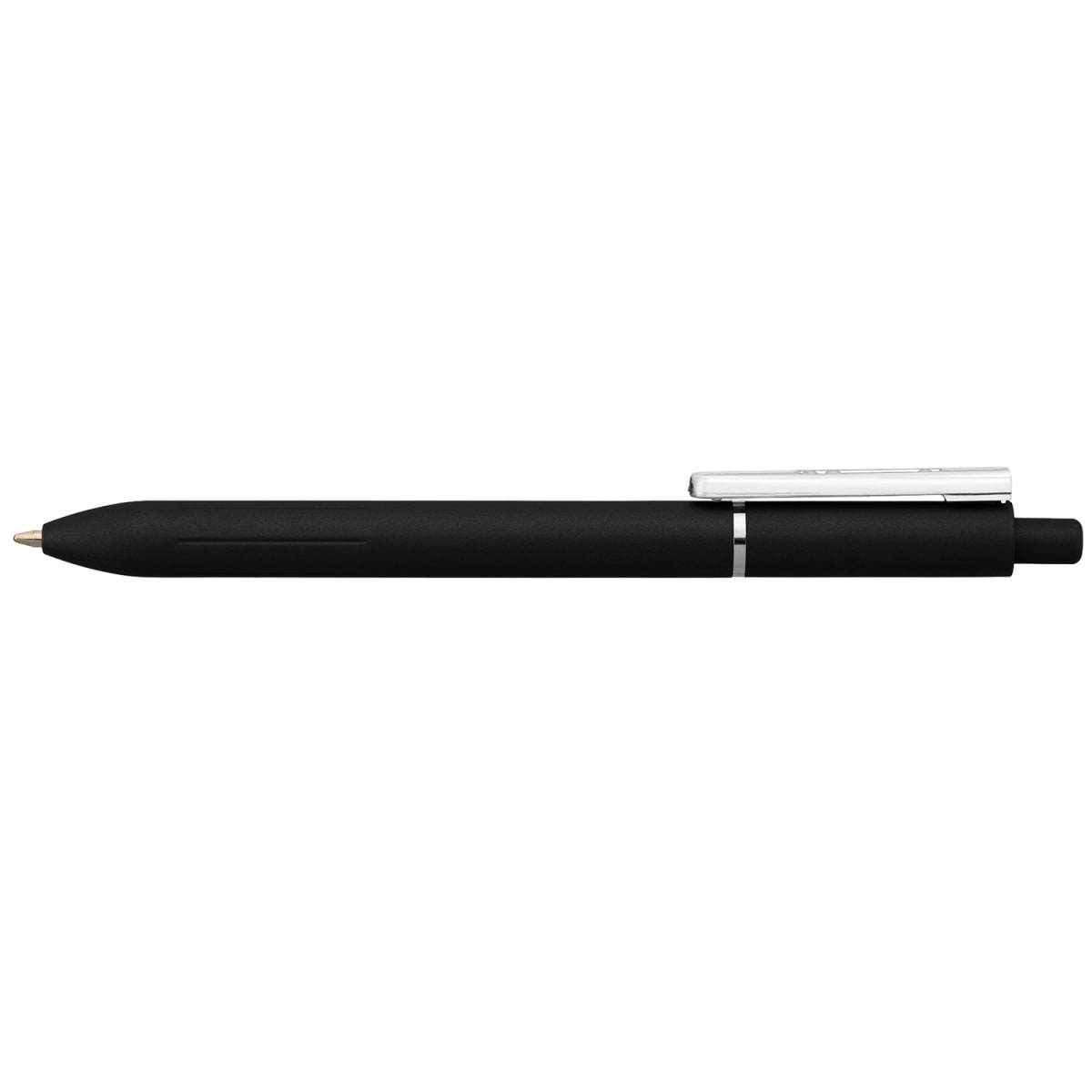 Branded Recycled Plastic Fidget Clip Pen in Black