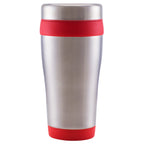 Branded 475ml Stainless Steel Travel Tumbler in Red