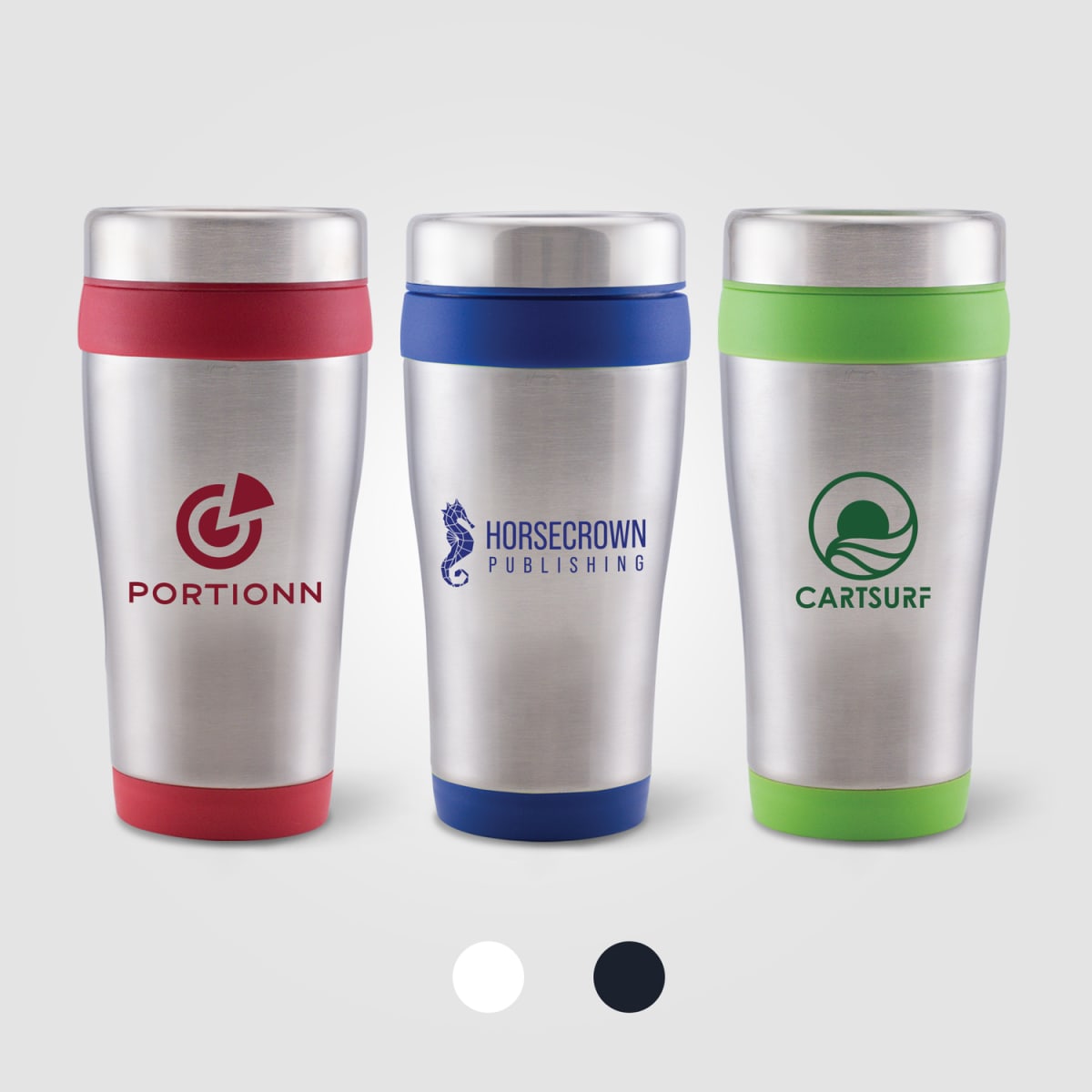 Branded 475ml Stainless Steel Travel Tumbler