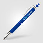 Branded Bright Soft Touch Stylus Gel Pen