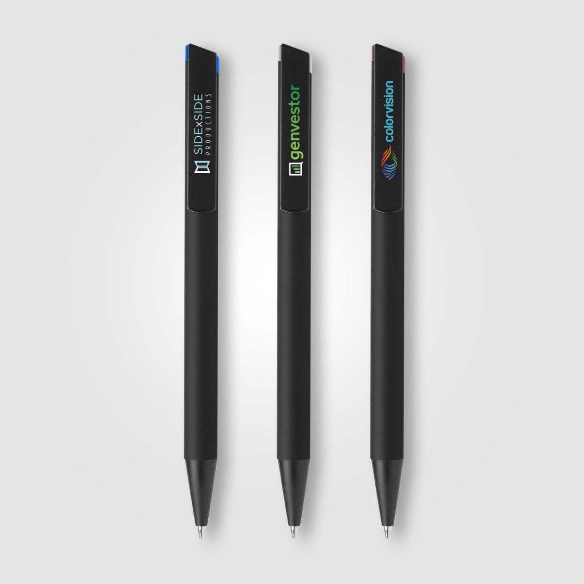Branded Recycled Aluminium Pen with Oversized Clip