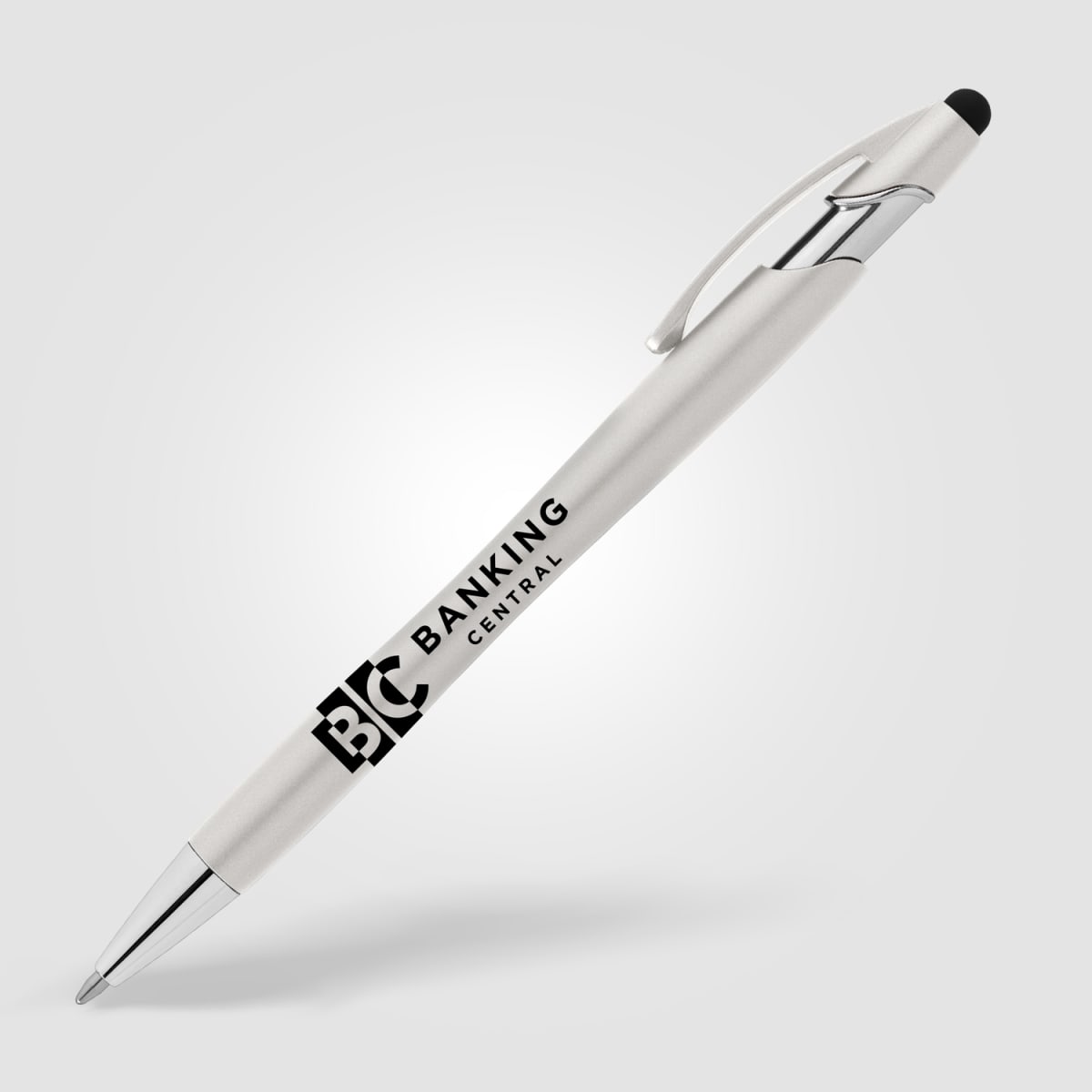 Branded Recycled Plastic Stylus Pen with Anti-Fraud Ink