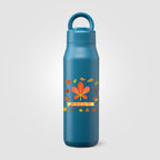Branded Recycled Steel Bottle with Phone Holder Lid 750ml