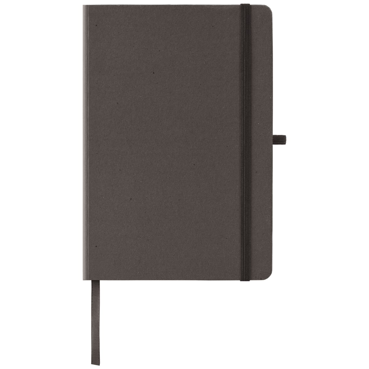 Branded Recycled Milk Carton A5 Hard Cover Notebook in Black