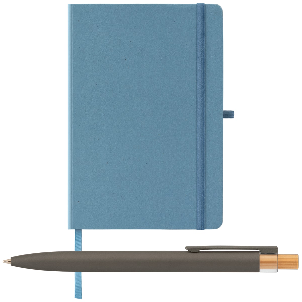 Branded Recycled Milk Carton A5 Notebook and Pen Set